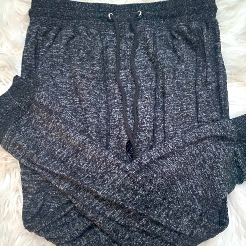 Cozy Grey Wash Thin Sweatpants
